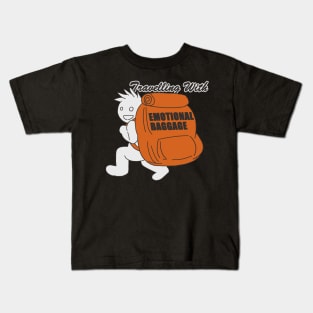 Travelling With Emotional Baggage Kids T-Shirt